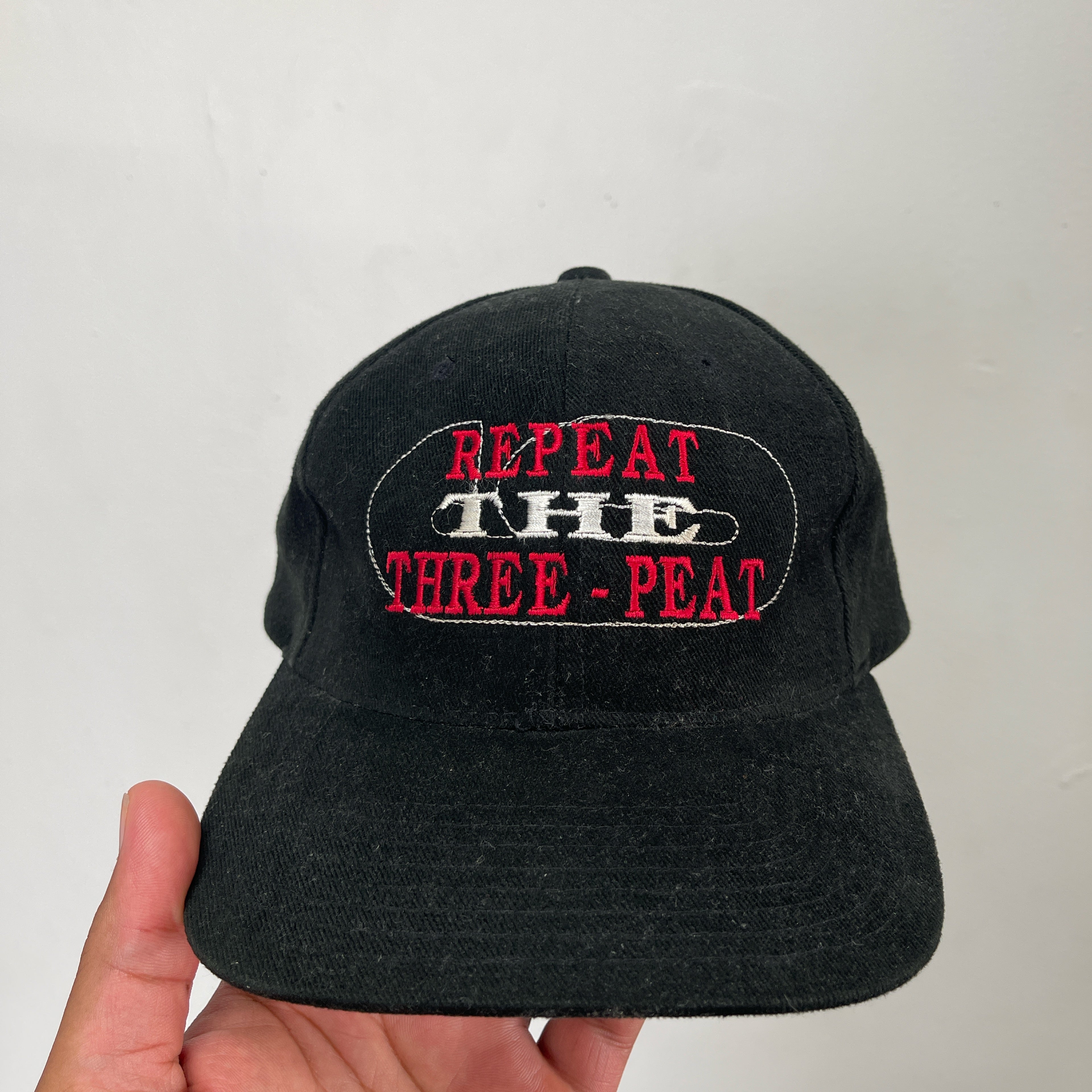 Bulls repeat the 3 - peat SnapBack